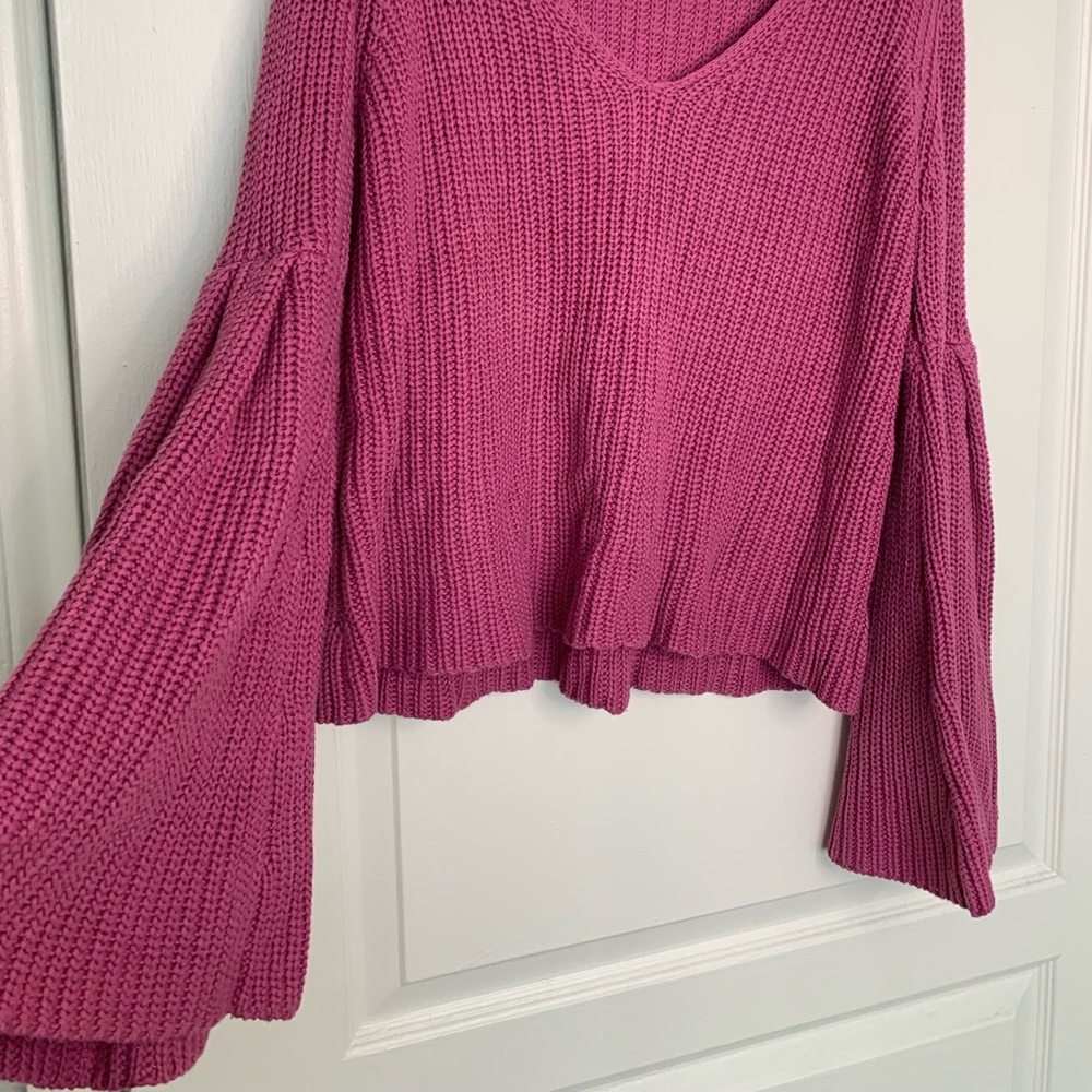 Free People Bell Sleeve Sweater